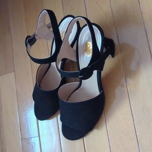 Black Suede Heels Strappy